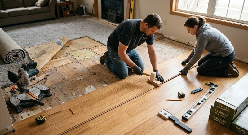Bamboo Flooring Installation in Alexandria, VA