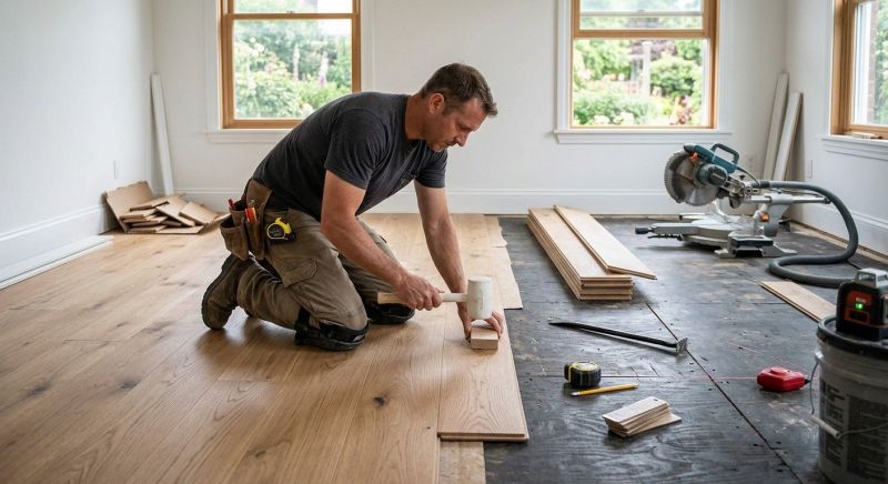 Hardwood Floor Installation in Bristow, VA