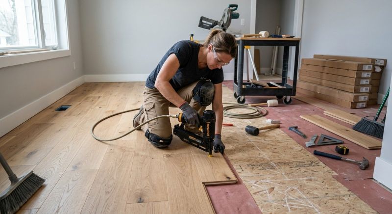 Hardwood Floor Installation in Capitol Heights, MD