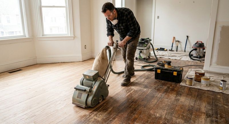 Hardwood Floor Renovation in Alexandria, VA