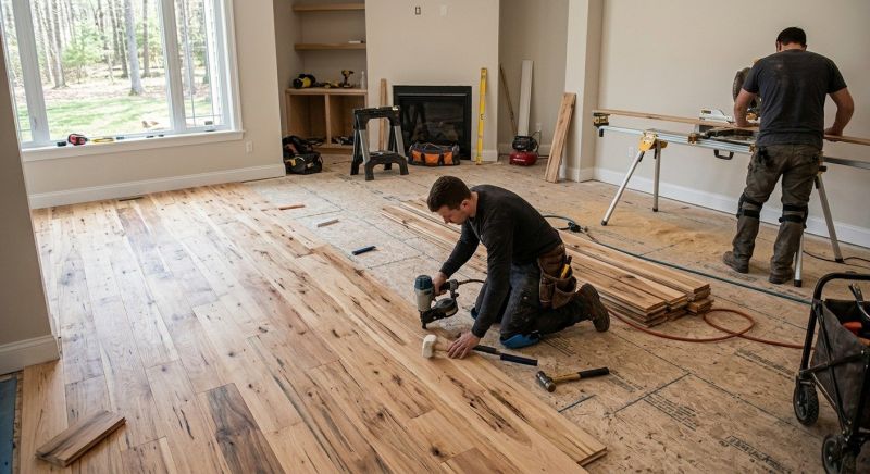 Hickory Floor Installation in Alexandria, VA