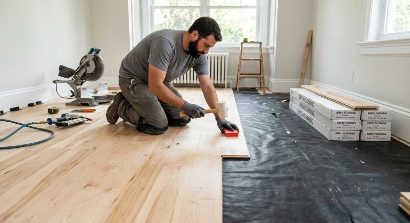 Maple Flooring Installation in Chevy Chase, MD