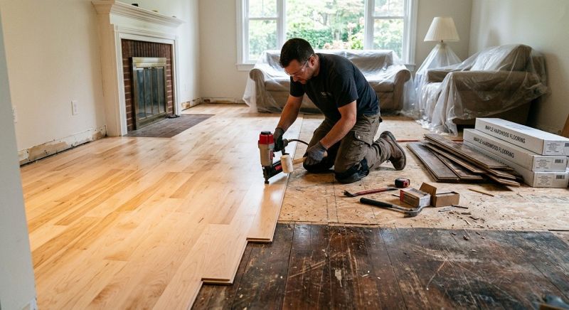 Maple Flooring Installation in College Park, MD