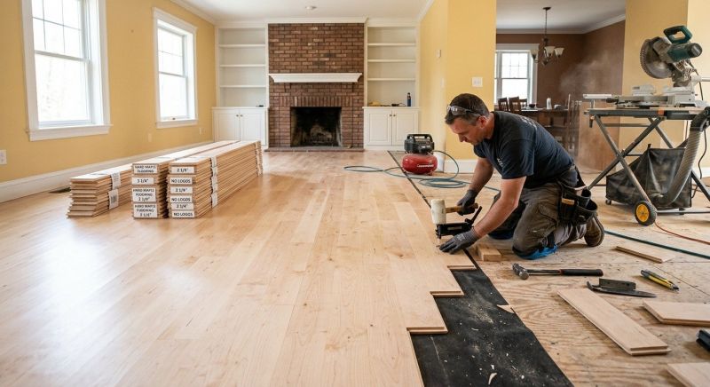 Maple Flooring Installation in Hyattsville, MD