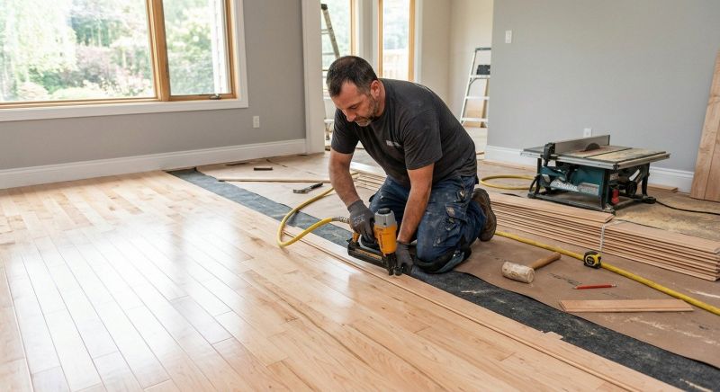 Maple Flooring Installation in Sterling, VA