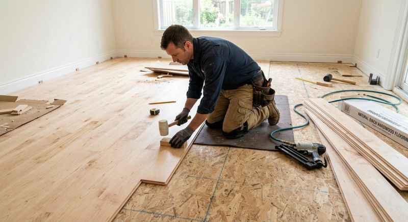 Maple Flooring Installation in Waldorf, MD