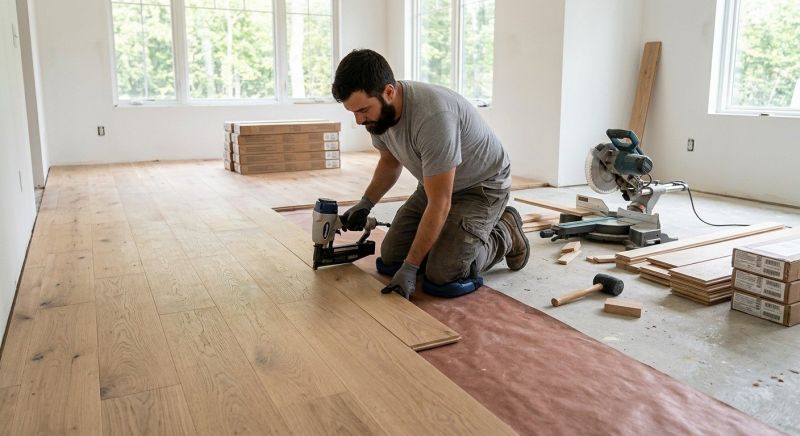 Oak Floor Installation in Cheltenham, MD