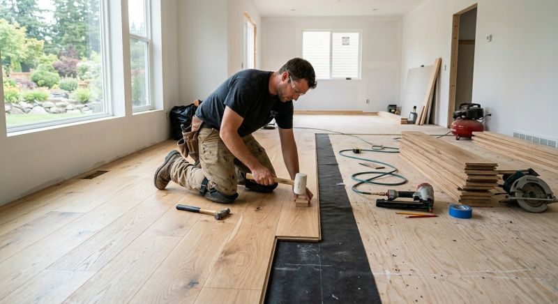 Oak Floor Installation in Alexandria, VA