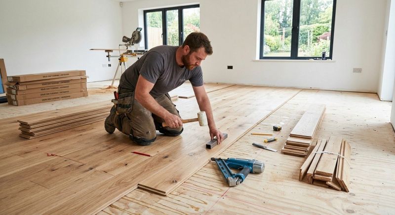 Oak Floor Installation in Nokesville, VA