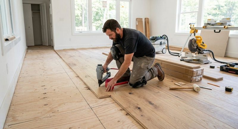 Oak Floor Installation in Sterling, VA