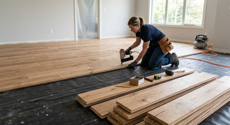 Plank Floor Installation in Alexandria, VA