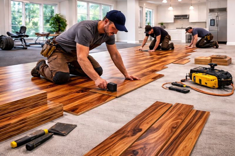 Teak Flooring Installation in Alexandria, VA
