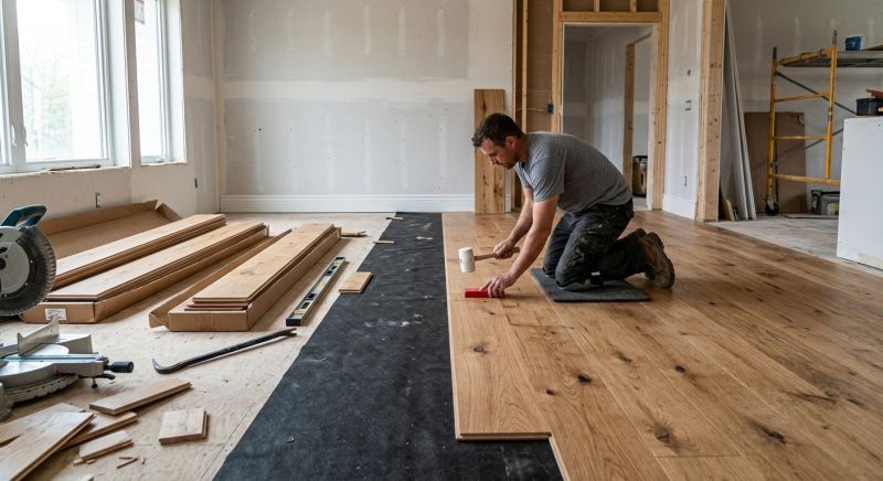 Wide Plank Floor Installation in Alexandria, VA