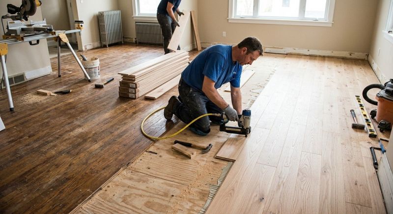 Wood Floor Replacement in Annandale, VA