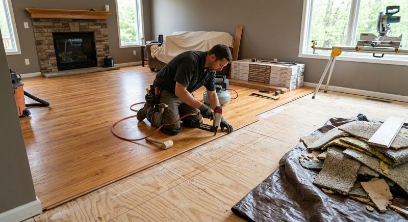 Wood Floor Replacement in Laurel, MD
