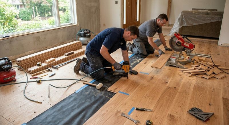 Wood Flooring Installation in Potomac, MD